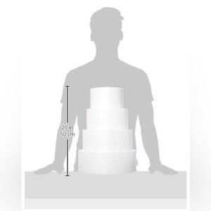 Brand New Styrofoam Dummy Cake Set